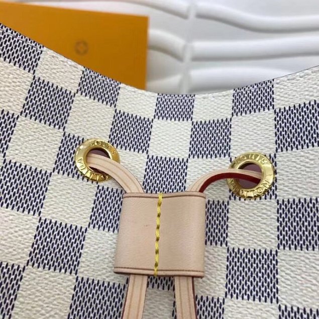 2018 louis vuitton original damier azur neonoe bag M44022 white