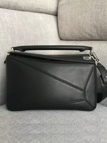 Loewe original calfskin puzzle bag 20155 black