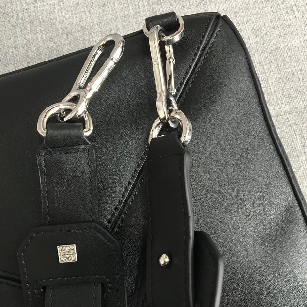 Loewe original calfskin medium puzzle bag A510P49 black