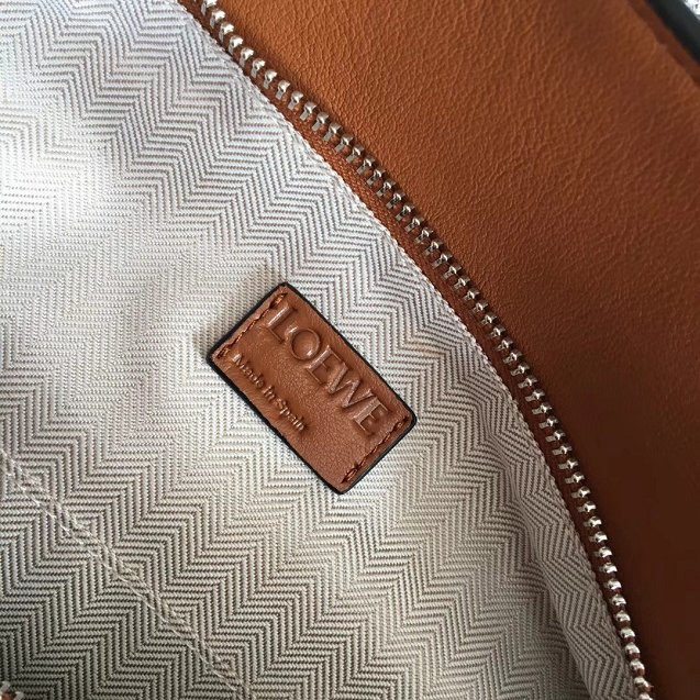 Loewe original calfskin medium puzzle bag A510P49 brown