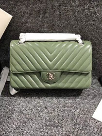 CC original lambskin leather mini flap bag A69900-4 olive