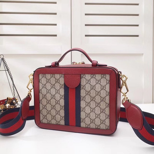 2019 GG original canvas ophidia small shoulder bag 550622 red