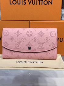 Louis vuitton original mahina leather iris wallet M60145 pink