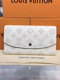 Louis vuitton original mahina leather iris wallet M60177 white