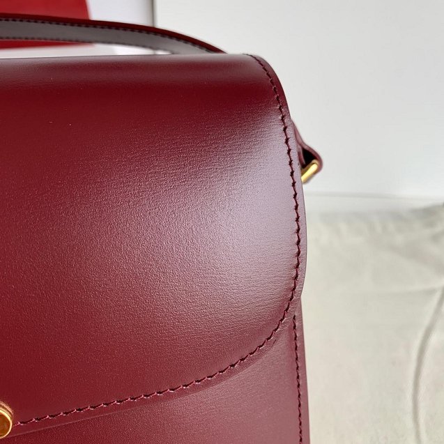 2019 Celine original calfskin medium triomphe bag 187363 bordeaux