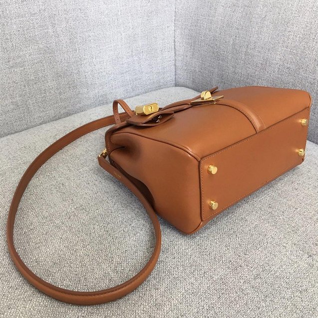 celine original smooth calfskin small 16 bag 188003 camel