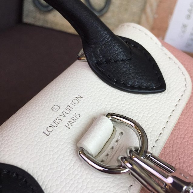 2020 louis vuitton original calfskin lockme mini backpack M53195 pink