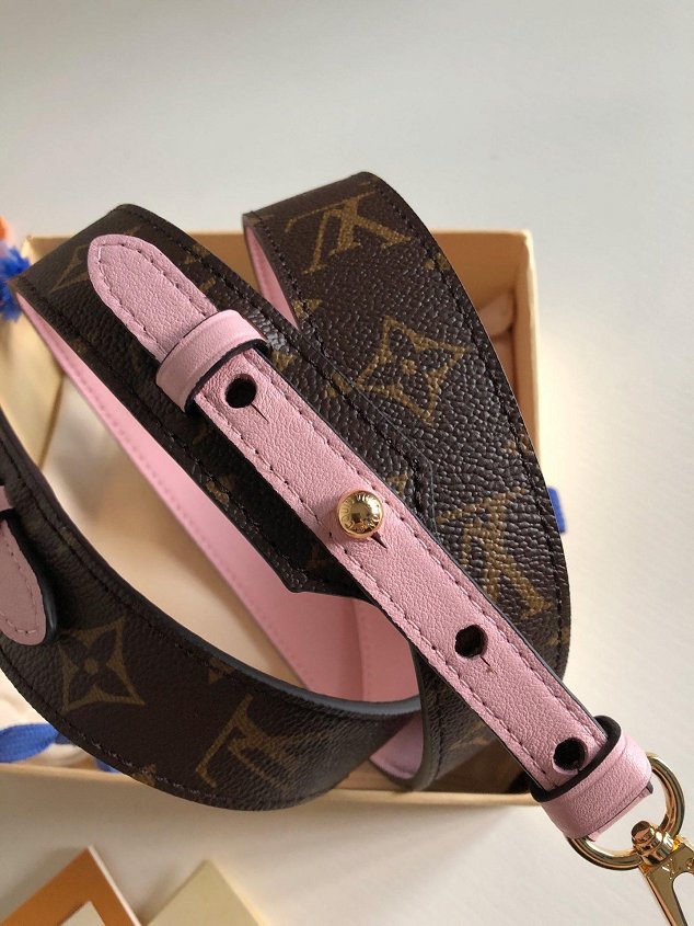 Louis vuitton original monogram long strap LV00003 pink