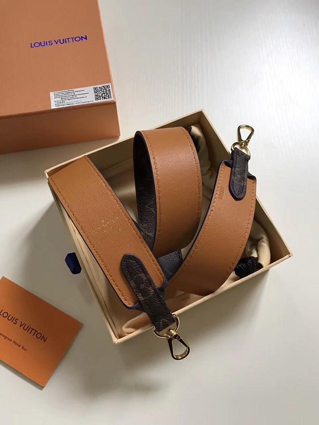 Louis vuitton original monogram long strap LV00006 coffee