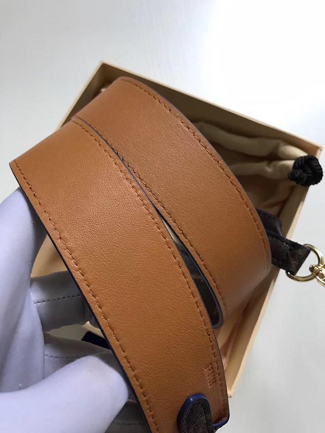 Louis vuitton original monogram long strap LV00006 coffee