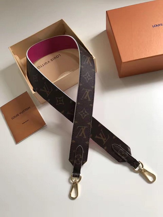 Louis vuitton original monogram long strap LV00006 purple