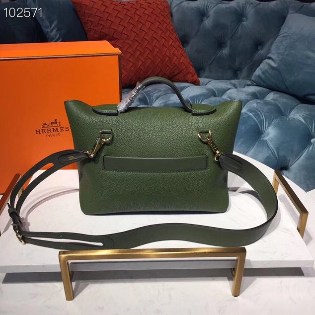 Hermes togo leather small kelly 2424 bag H03698 khaki