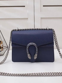 GG original leather dionysus mini shoulder bag 421970 royal blue