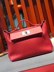 Hermes togo leather kelly 2424 bag H03699 red