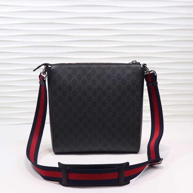 GG original canvas supreme messenger bag 474137 black