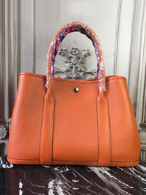 Hermes calfskin large garden party 36 bag G360 orange