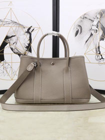 Hermes calfskin small garden party 30 bag G300 grey