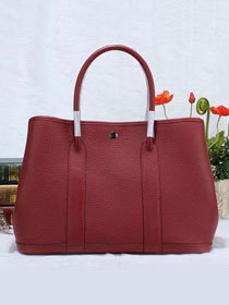 Hermes original calfskin garden party 36 bag G0360 bordeaux