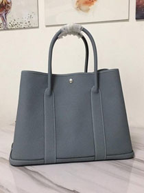 Hermes original calfskin painting lining large garden party 36 bag G3600 grey