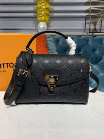 2019 louis vuitton original monogram empreinte calfskin georges BB M53941 black