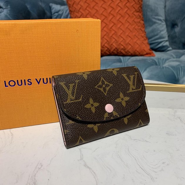 Louis vuitton monogram rosalie coin purse M62361 pink