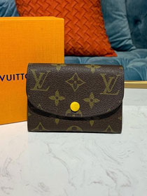 Louis vuitton monogram rosalie coin purse M62361 yellow