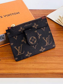 Louis vuitton monogram porte carter zippe M66531 coffee