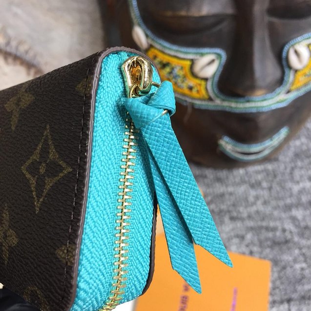 Louis vuitton monogram zippy multicartes M61299 blue