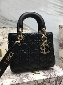 Dior original lambskin small my ABCdior bag M0538 black