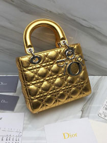 Dior original lambskin small my ABCdior bag M0538 gold