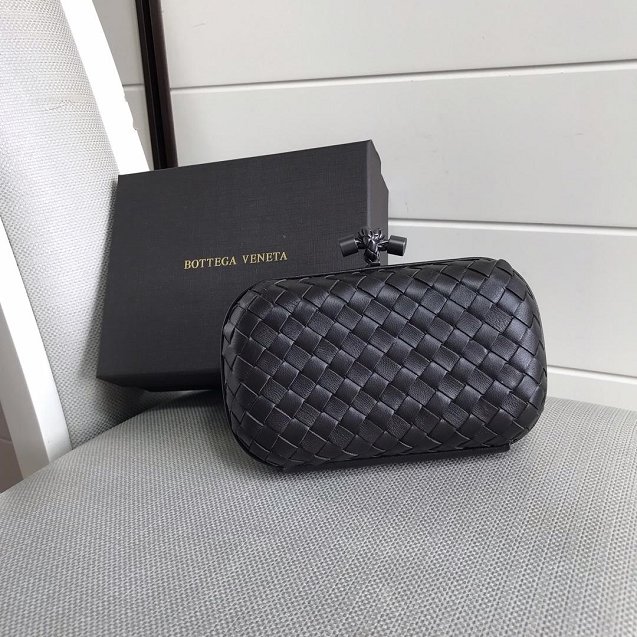 BV original lambskin knot clutch 113085 black