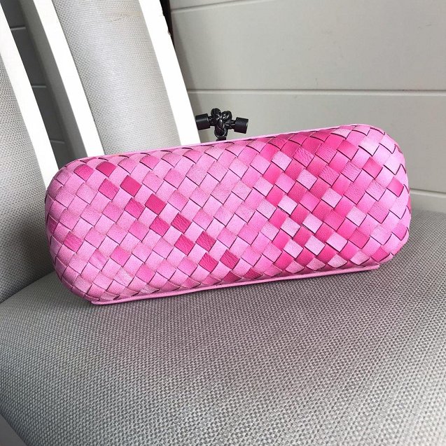 BV original lambskin large stretch knot clutch 202031 pink