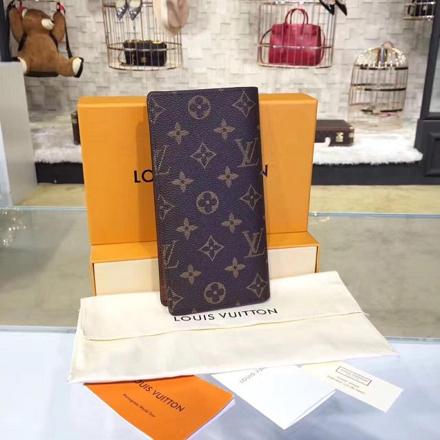 Louis vuitton original monogram canvas brazza wallet M66540