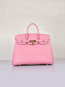 Hermes original togo leather birkin 25 bag H25-1 pink