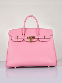 Hermes original togo leather birkin 35 bag H35-1 pink