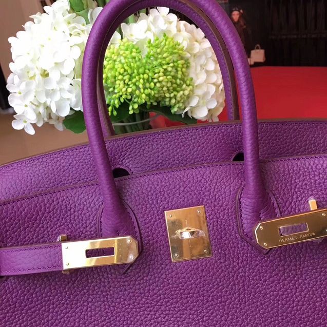 Hermes original togo leather birkin 35 bag H35-1 anemone