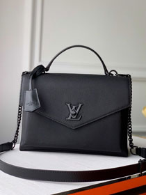 louis vuitton original calfskin mylockme bag M54849 black