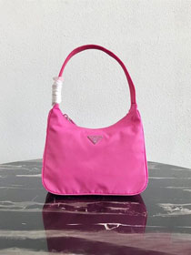 Prada original nylon mini hobo bag MV519 pink