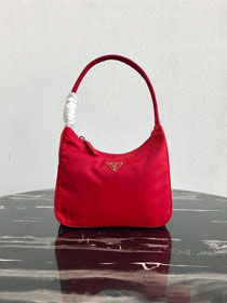 Prada original nylon mini hobo bag MV519 red