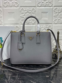 Prada saffiano leather tote bag 1BA274 grey