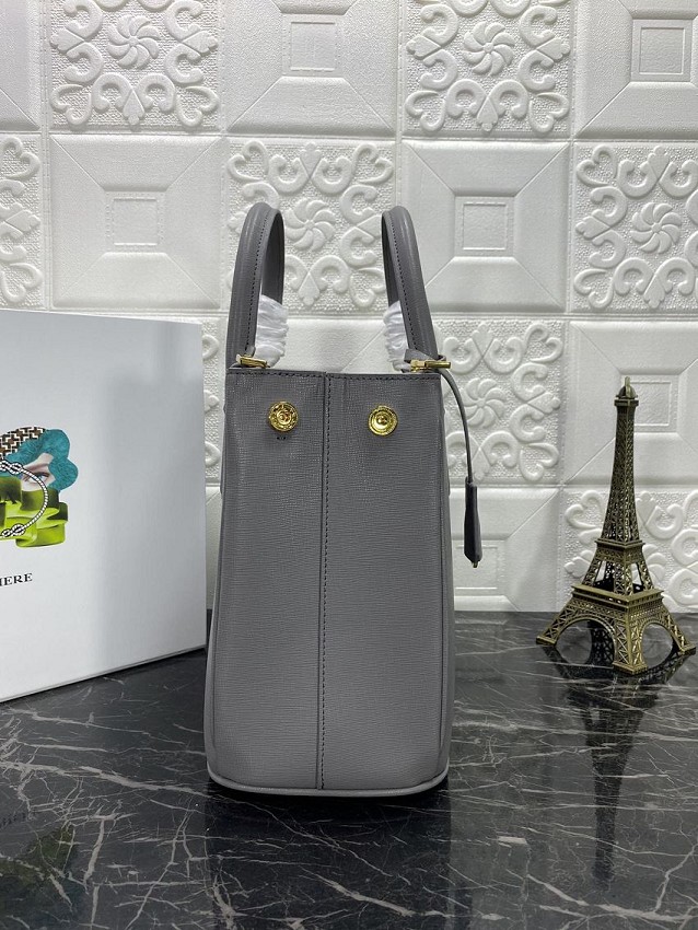 Prada saffiano leather tote bag 1BA274 grey