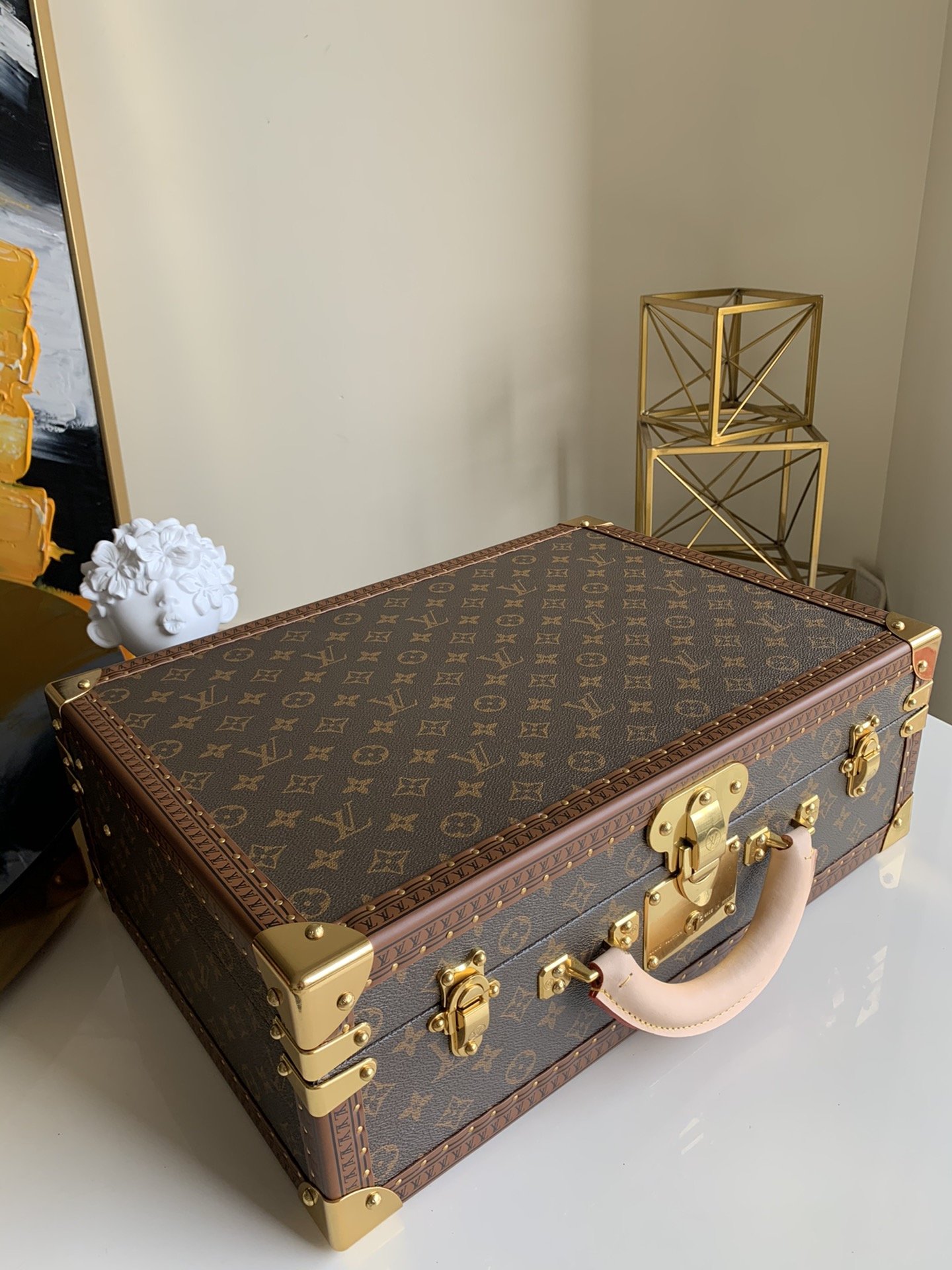 Louis vuitton original monogram bisten suitcase M21323 