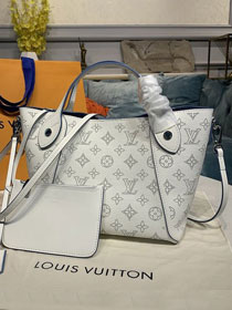 Louis vuitton original mahina leather hina pm M54353 white