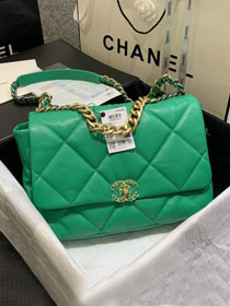 2020 CC original lambskin 19 maxi flap bag AS1162 green