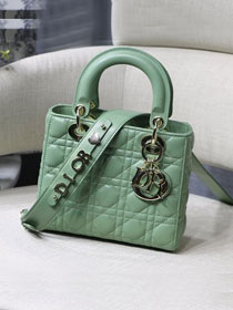 Dior original lambskin small my ABCdior bag M0538 mint green