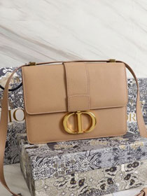 Dior original grained calfskin 30 montaigne bag M9203 apricot