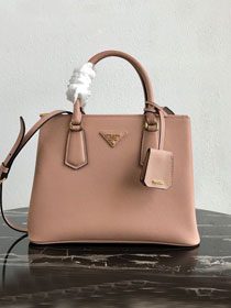 Prada original galleria saffiano leather medium tote bag 1BA232 nude