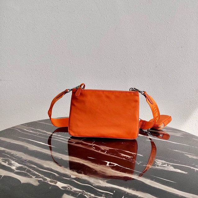 Prada nylon re-edition 2000 shoulder bag 1BH046 orange