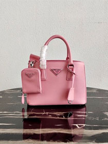 Prada original saffiano leather galleria micro bag 1BA296 pink