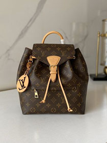 Louis vuitton original monogram montsouris backpack M45515 apricot